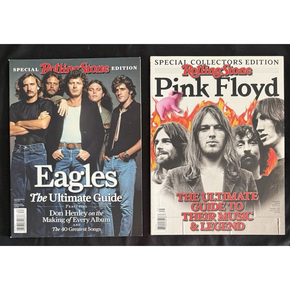 Rolling Stone Collectors Edition EAGLES & PINK FLOYD Like New Magazines